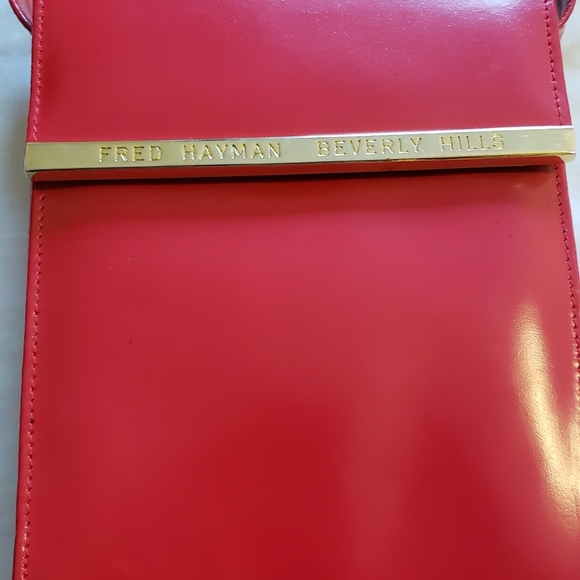 Vintage Fred Hayman of Beverly Hills Fusha Purse - Picture 3 of 5